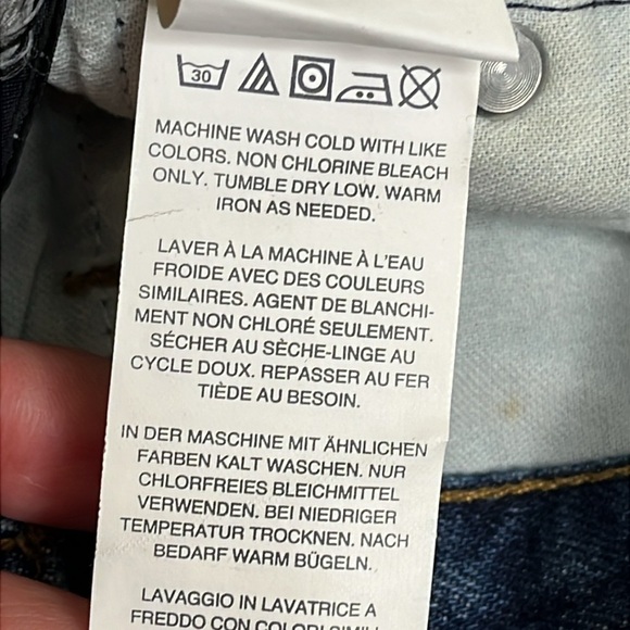 Point Sur Denim straight leg distressed raw hem Jeans - Picture 7 of 17